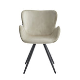 Chaise de salle à manger Anabella - Velours beige